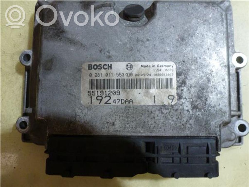 Engine control unit/module ECU   281011553,55191209