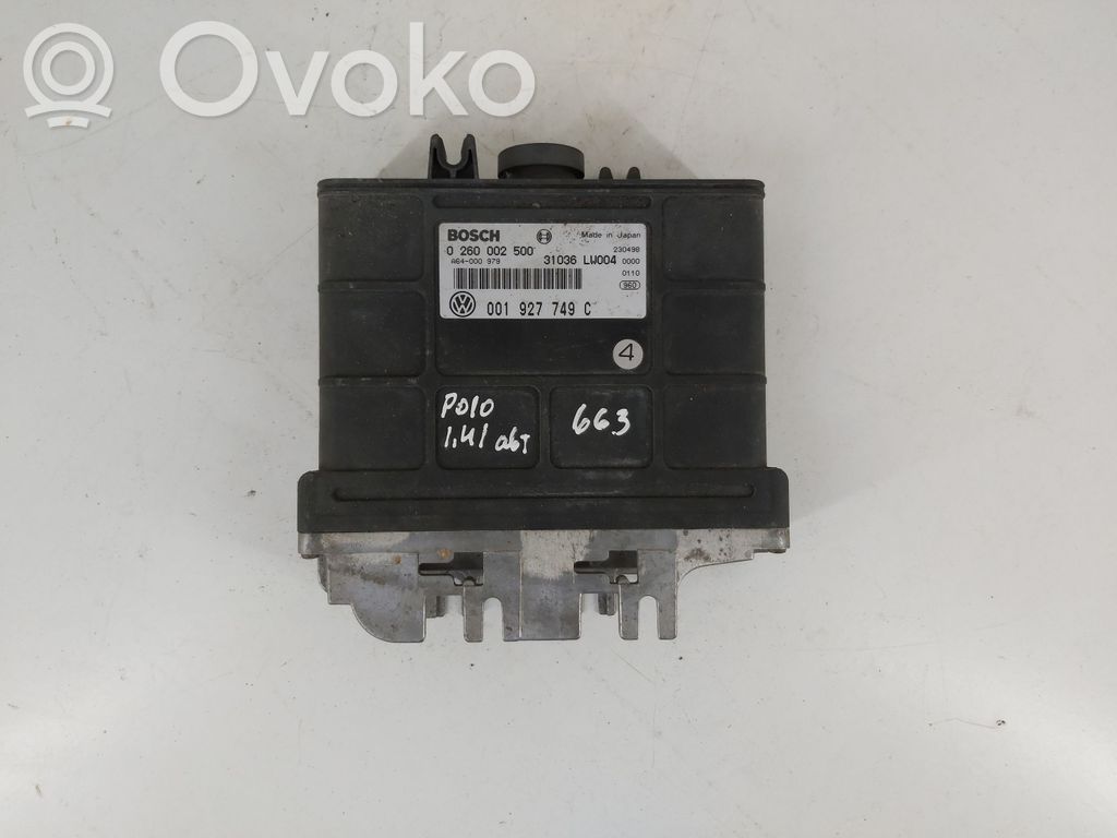 Volkswagen Polo III 6N 6N2 6NF Engine control unit/module 