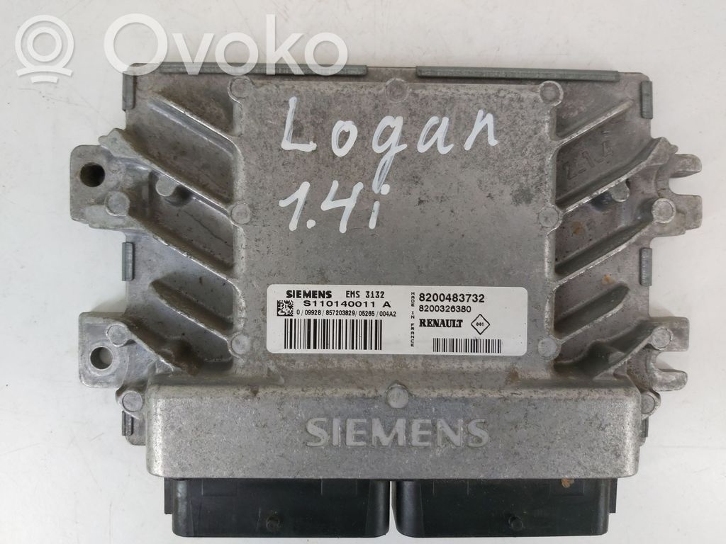 Engine control unit/module ECU   S110140011A,8200483732,8200326380