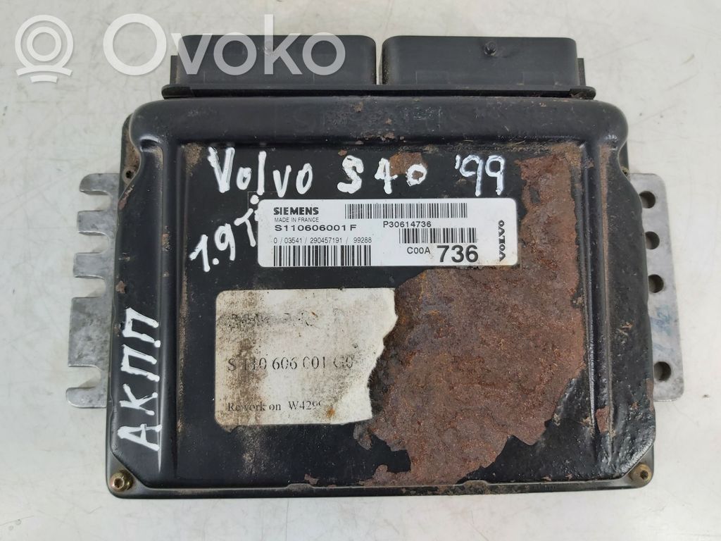 Volvo S40, V40 Engine control unit/module 