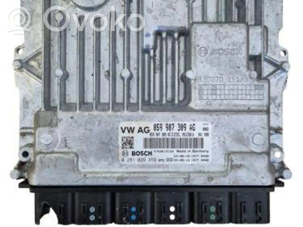 Engine control unit/module ECU   059907309AG,0281039459