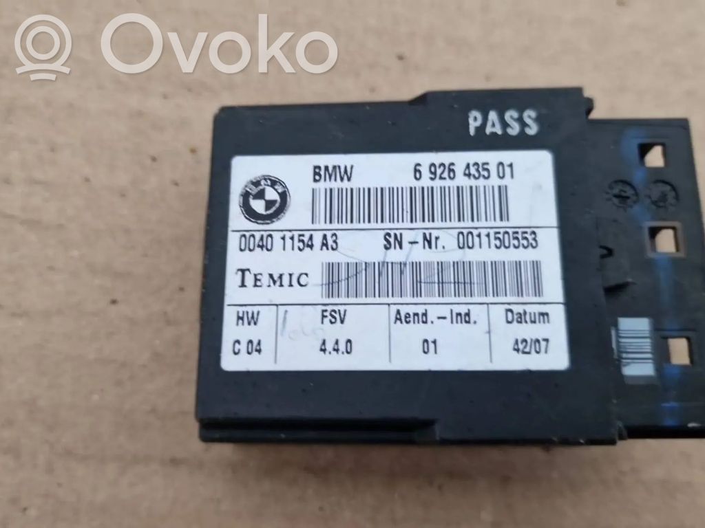 BMW 5 E60 E61 Module de commande de siège 