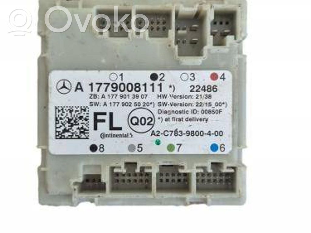 Mercedes-Benz A W177 Unitate/modul comandă uși 