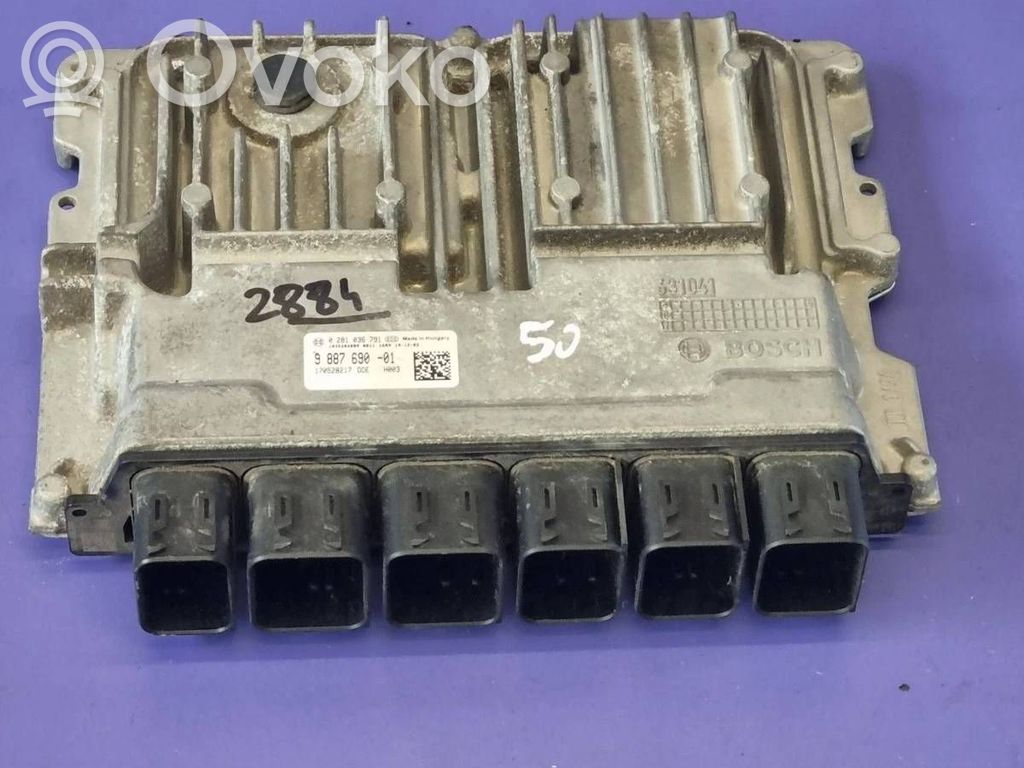 Engine control unit/module ECU   9887690,0281036791,170528217