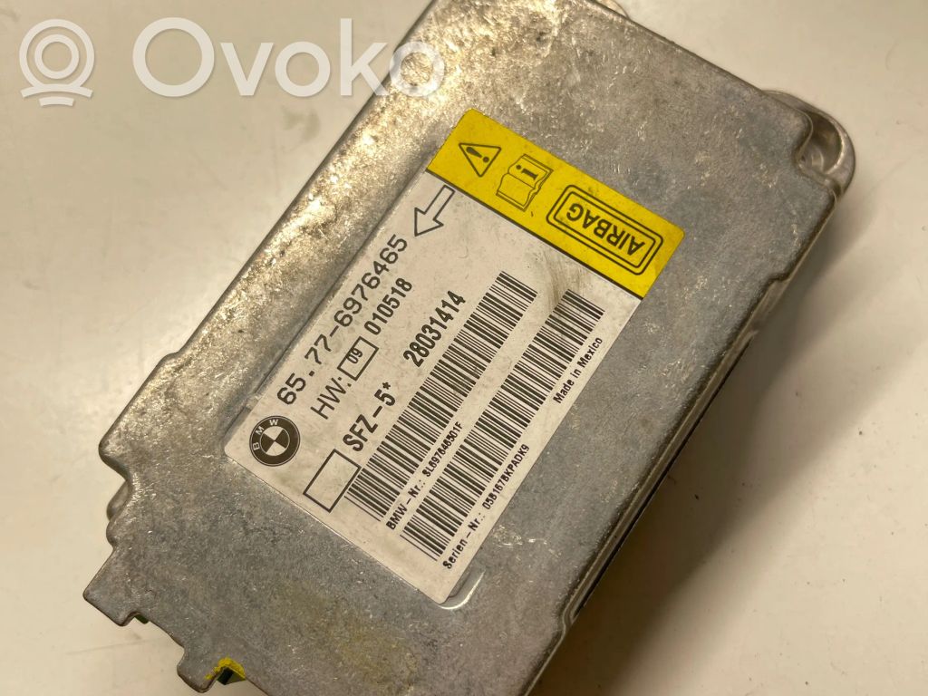 BMW 5 E60 E61 Oro pagalvių valdymo blokas 