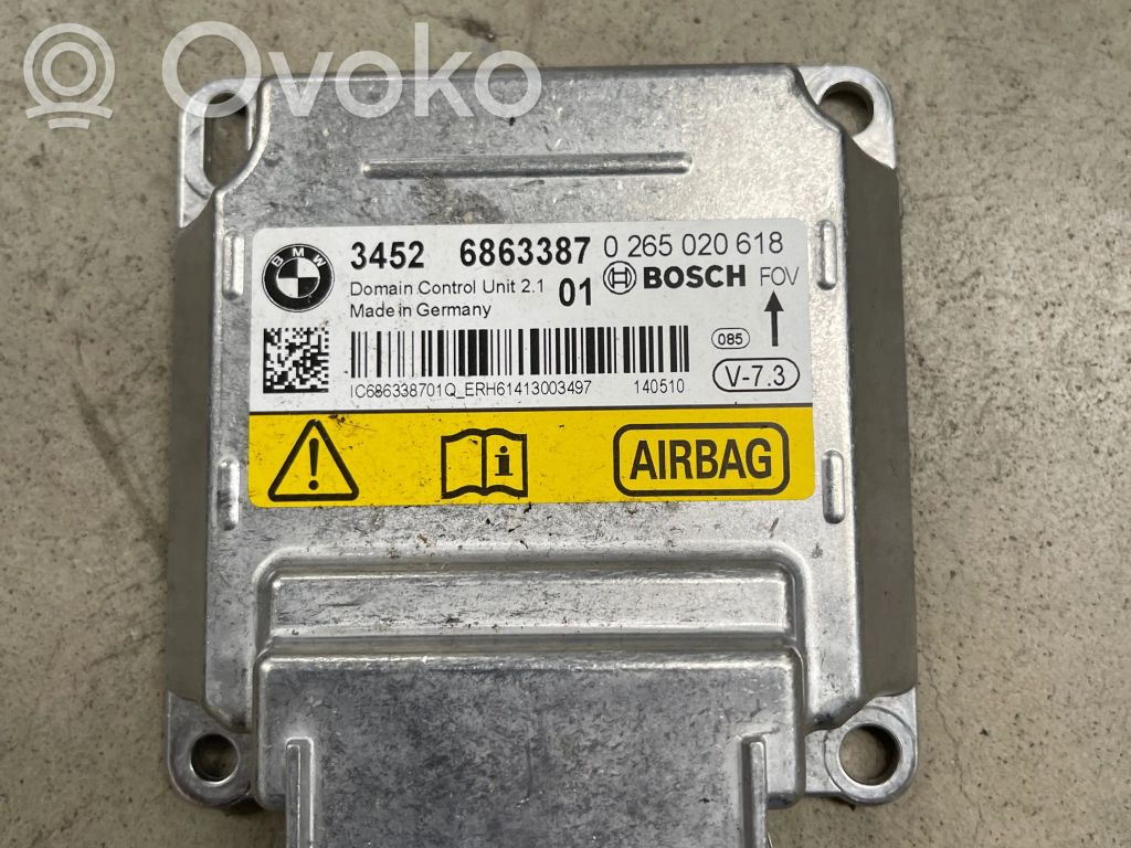 BMW 3 F30 F35 F31 Sterownik / Moduł Airbag 