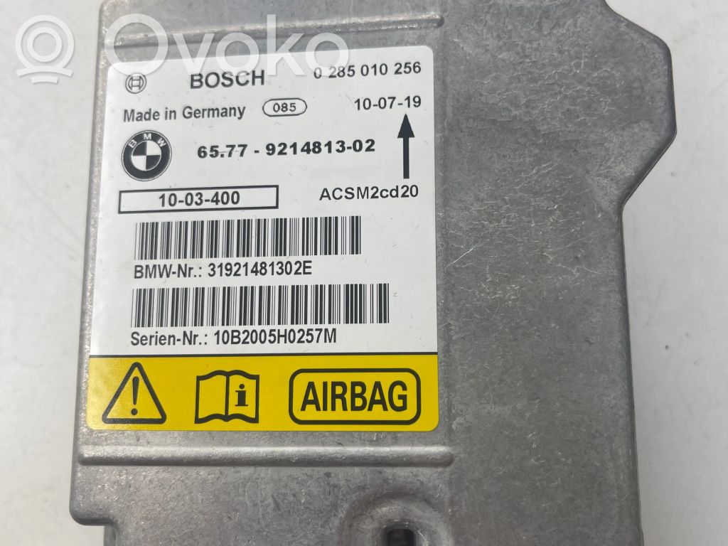 Airbag control unit/module   31921481302E,0285010256,ACSM2C020,9214813