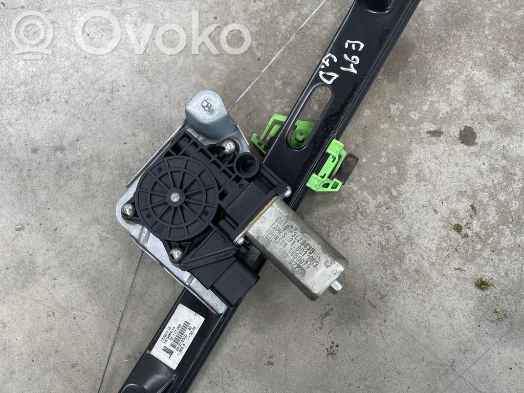 BMW 3 E90 E91 Rear door window regulator with motor 