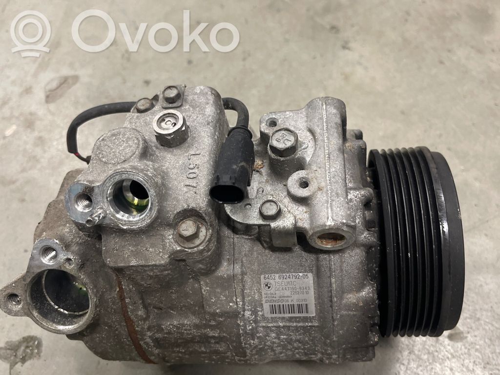 Ilmastointilaitteen kompressorin pumppu (A/C)   6924792,GE4471909343