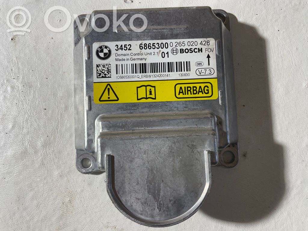 BMW 3 F30 F35 F31 Sterownik / Moduł Airbag 