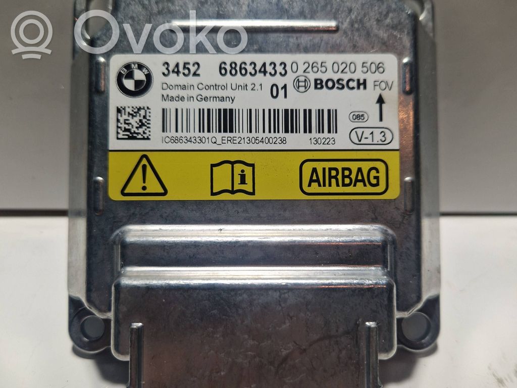 BMW 3 F30 F35 F31 Airbag control unit/module 
