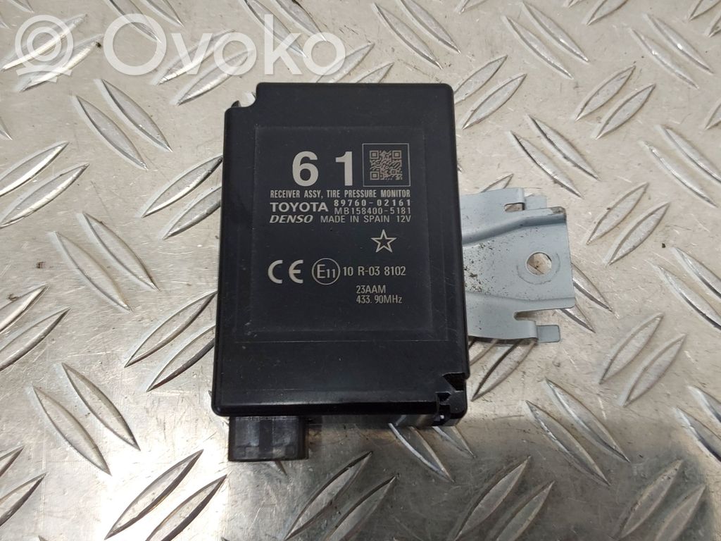 Toyota Auris E180 Tire pressure control unit 