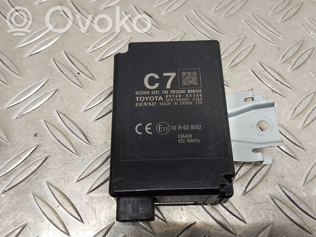 Toyota Auris E180 Sterownik / Moduł kontroli ciśnienia w oponach 