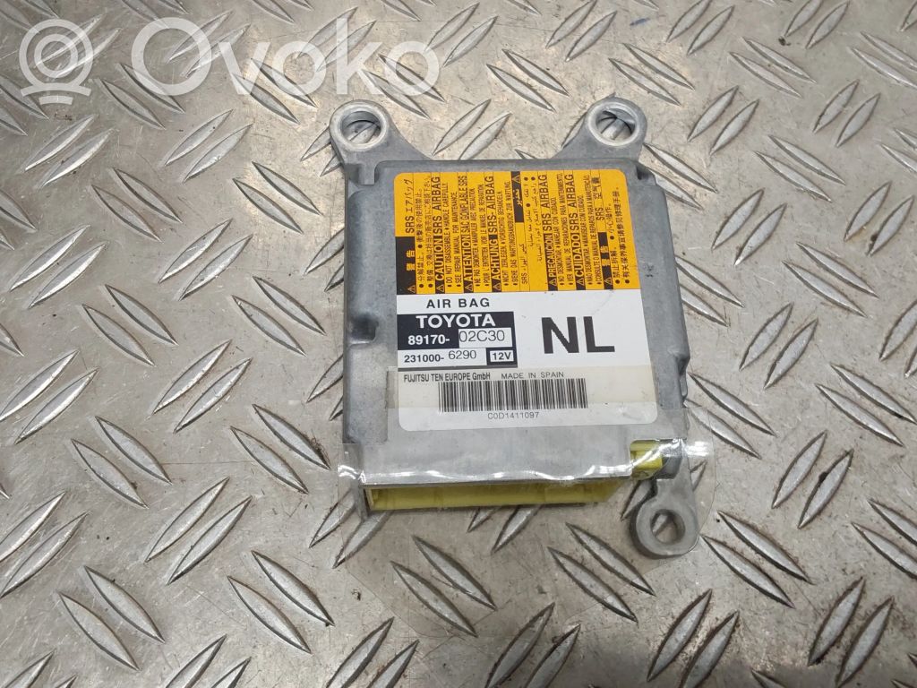 Toyota Auris E180 Airbag control unit/module 