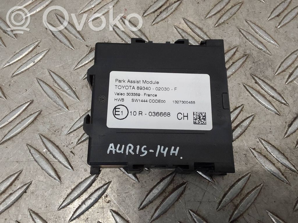 Toyota Auris E180 Unité de commande, module PDC aide au stationnement 