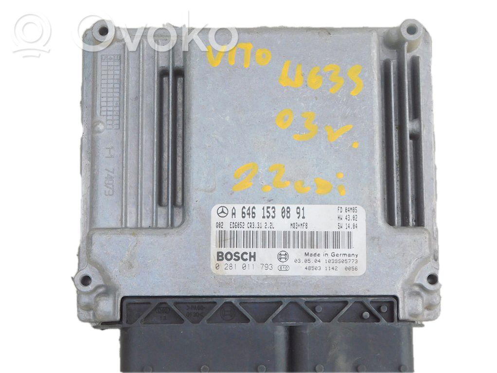 Mercedes-Benz Vito Viano W639 Inne komputery / moduły / sterowniki 