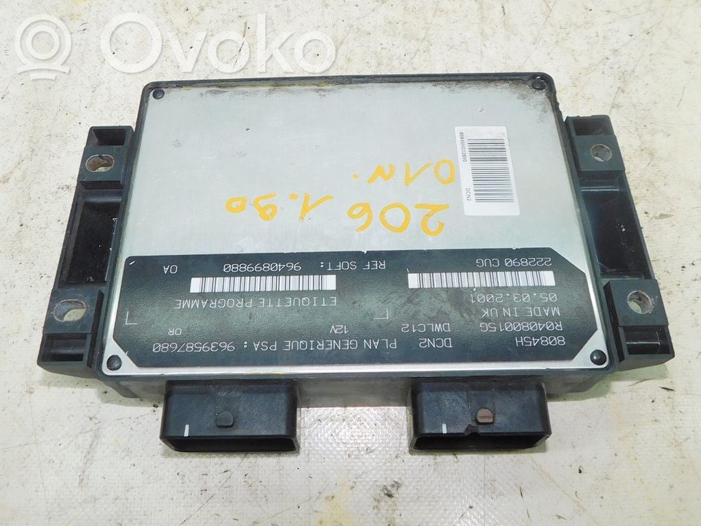 Engine control unit/module ECU   9640899880,190326