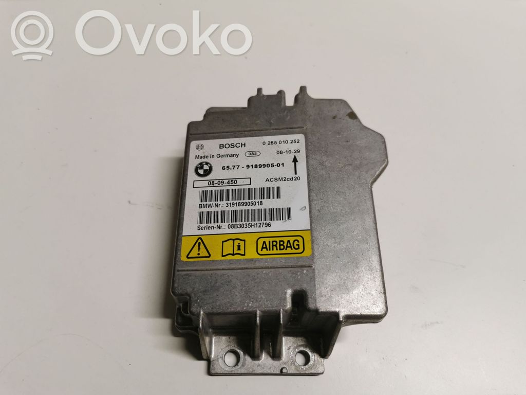 Airbag control unit/module   9189905