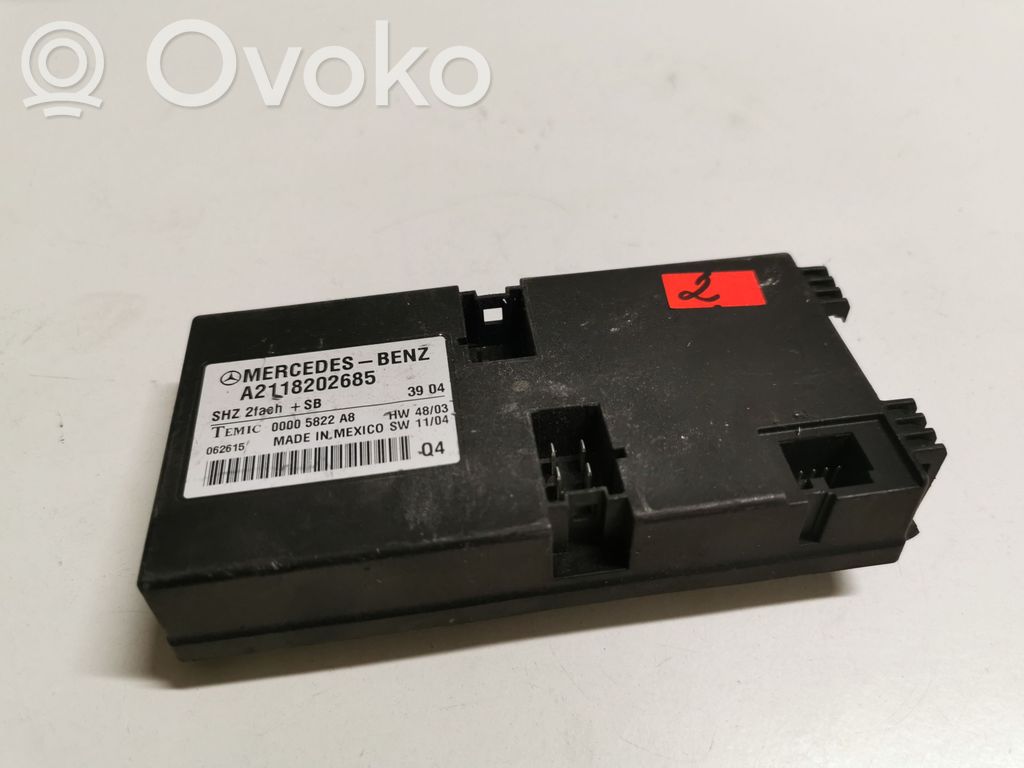 Mercedes-Benz E W211 Seat control module 
