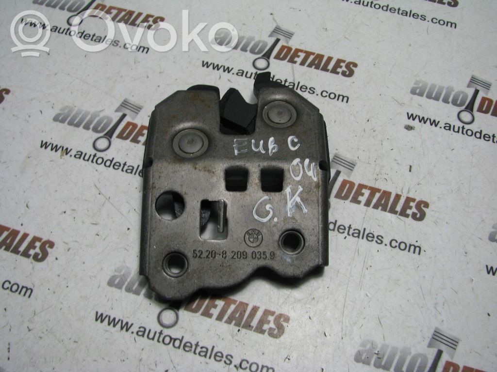 BMW 3 E46 Seat back rest lock catch 