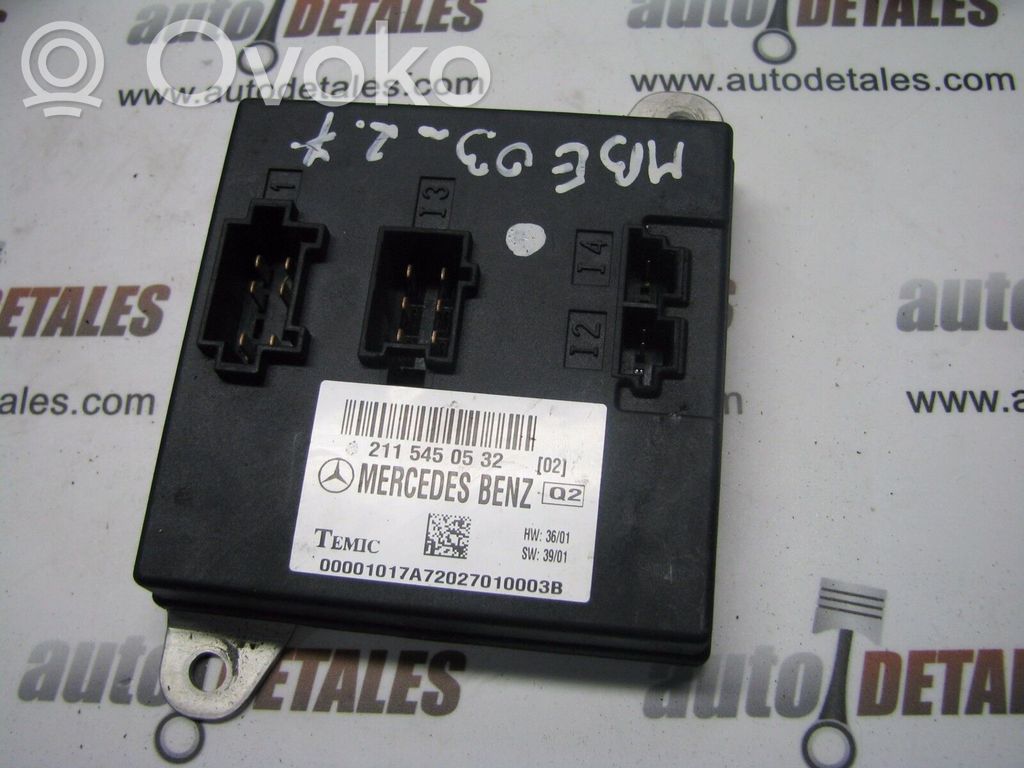 Mercedes-Benz E W211 Module confort 