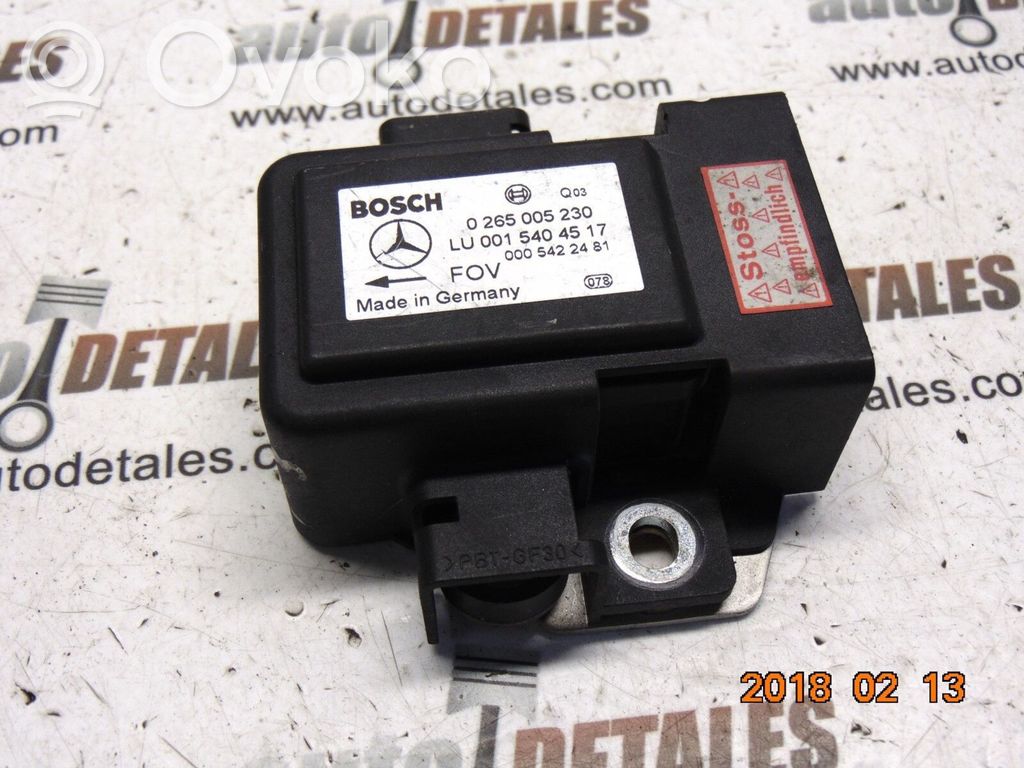 Mercedes-Benz S W220 ESP acceleration yaw rate sensor 