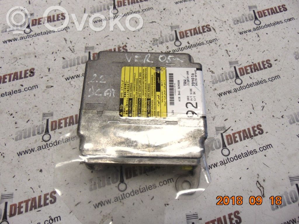 Toyota Corolla Verso E121 Airbag control unit/module 