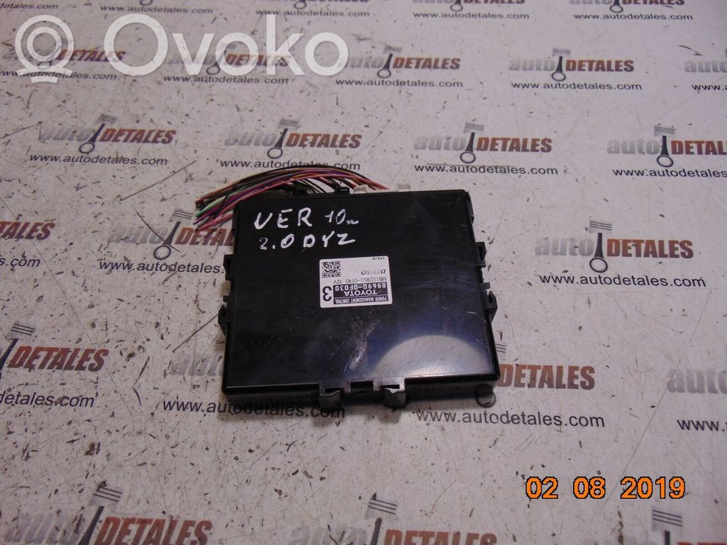 Toyota Verso Other control units/modules 