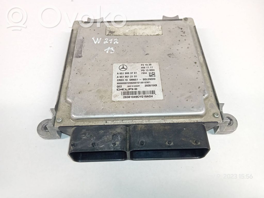 Mercedes-Benz E W212 Engine control unit/module 
