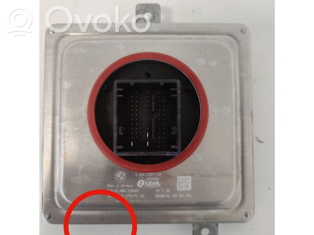 BMW 3 G20 G21 LED ballast control module 