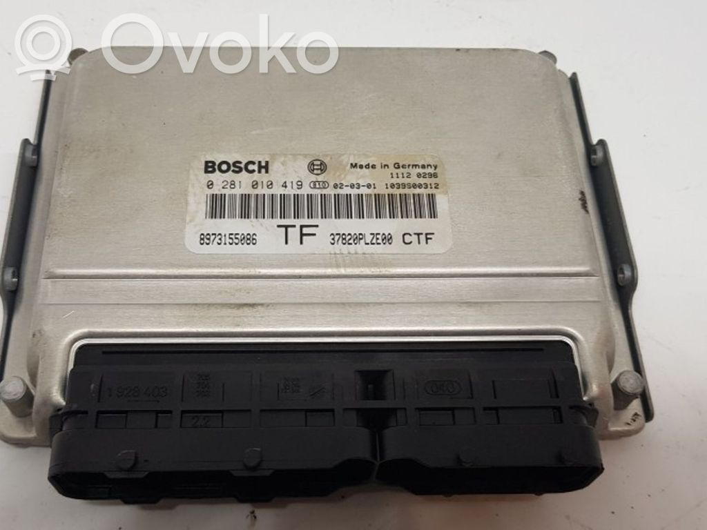 Honda Civic Engine control unit/module 