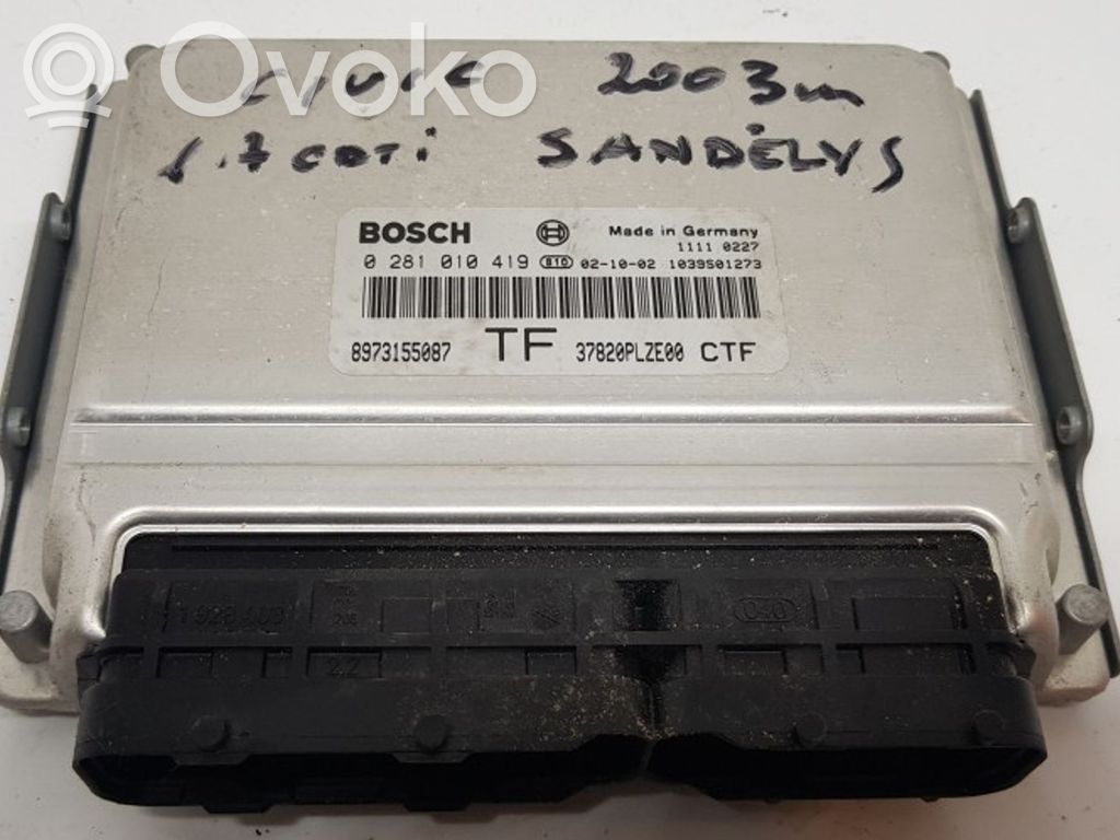 Honda Civic Engine control unit/module 