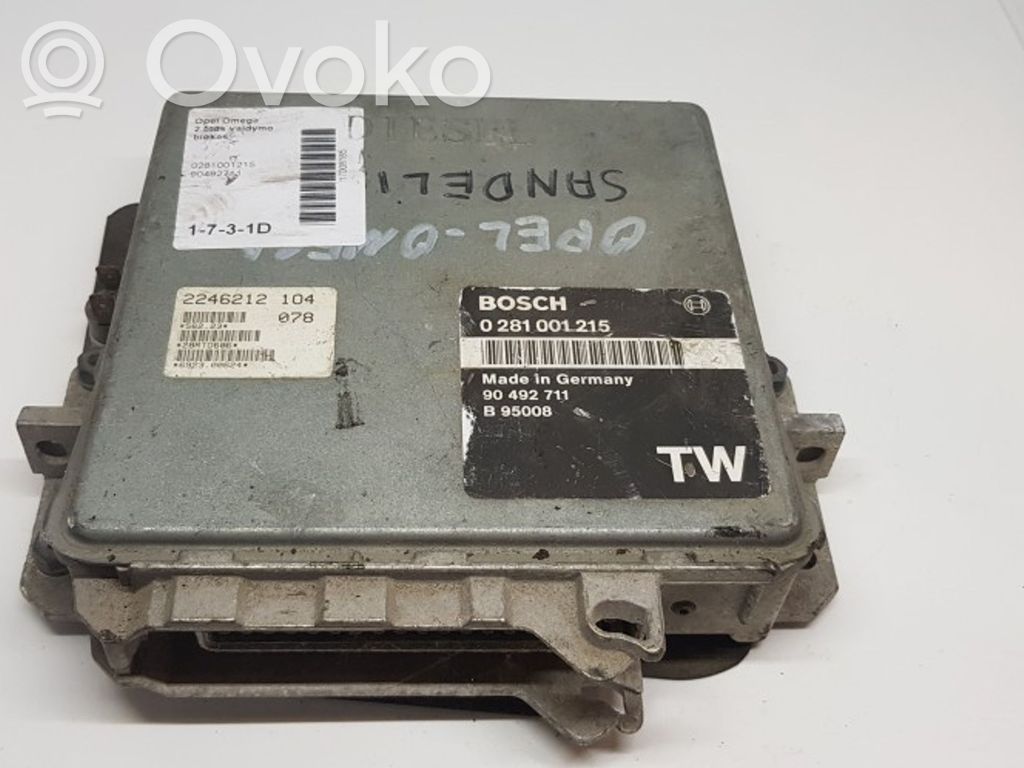 Opel Omega B1 Engine control unit/module 