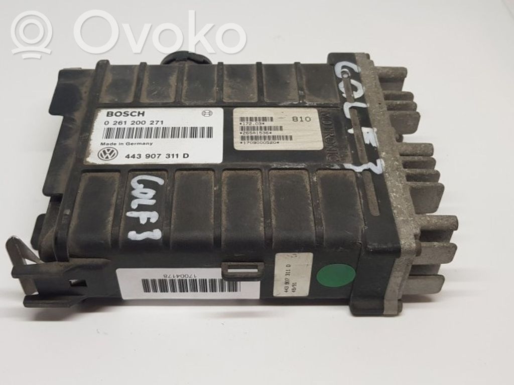 Engine control unit/module   0261200271,443907311D