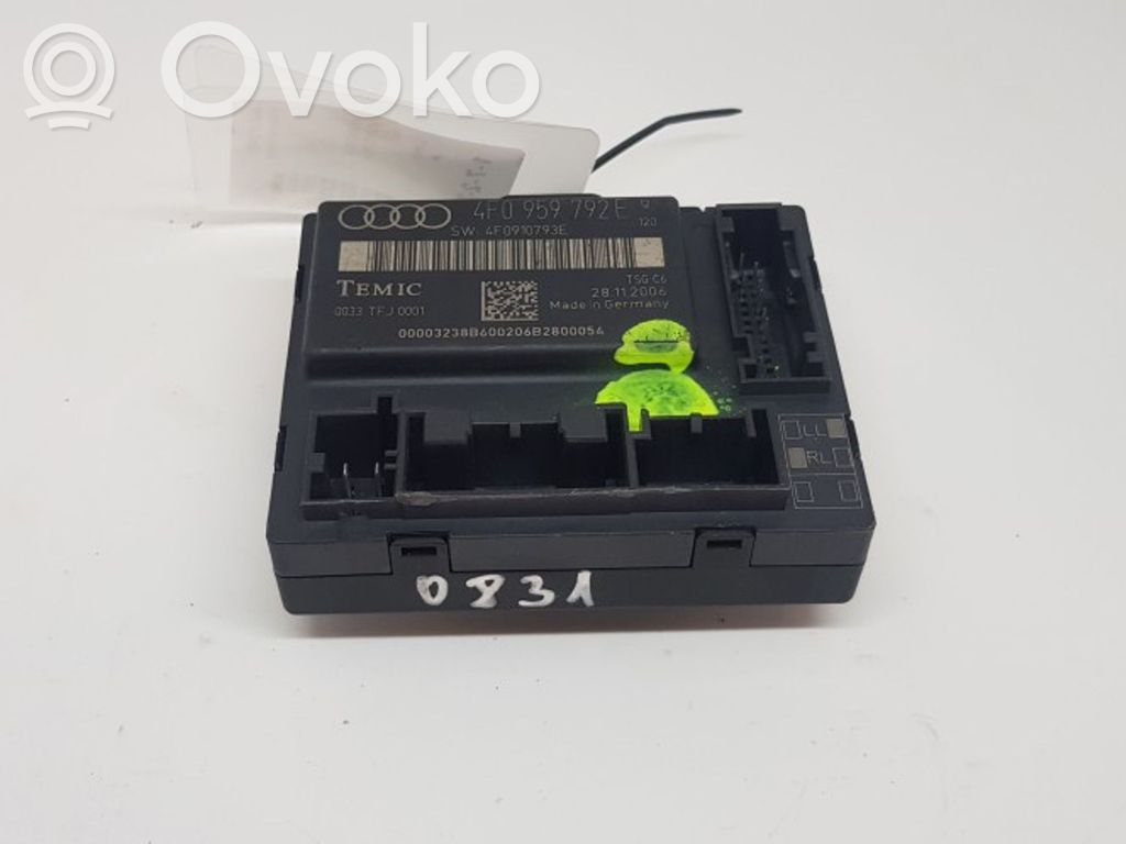 Other control units/modules   4F0959792E