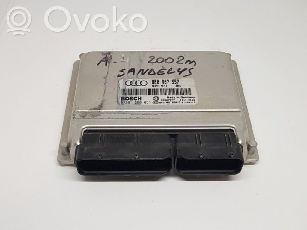 Engine control unit/module   8E0907557,0261206051