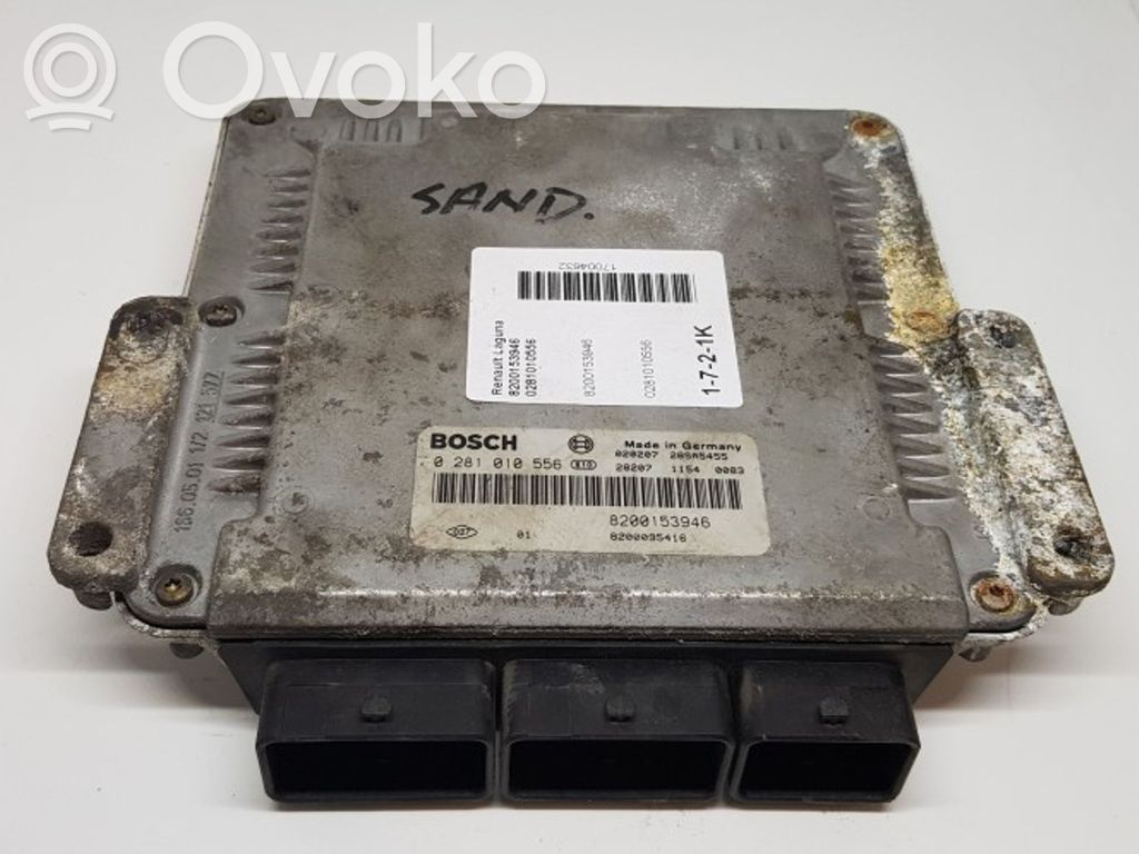 Engine control unit/module   0281010556,8200153946