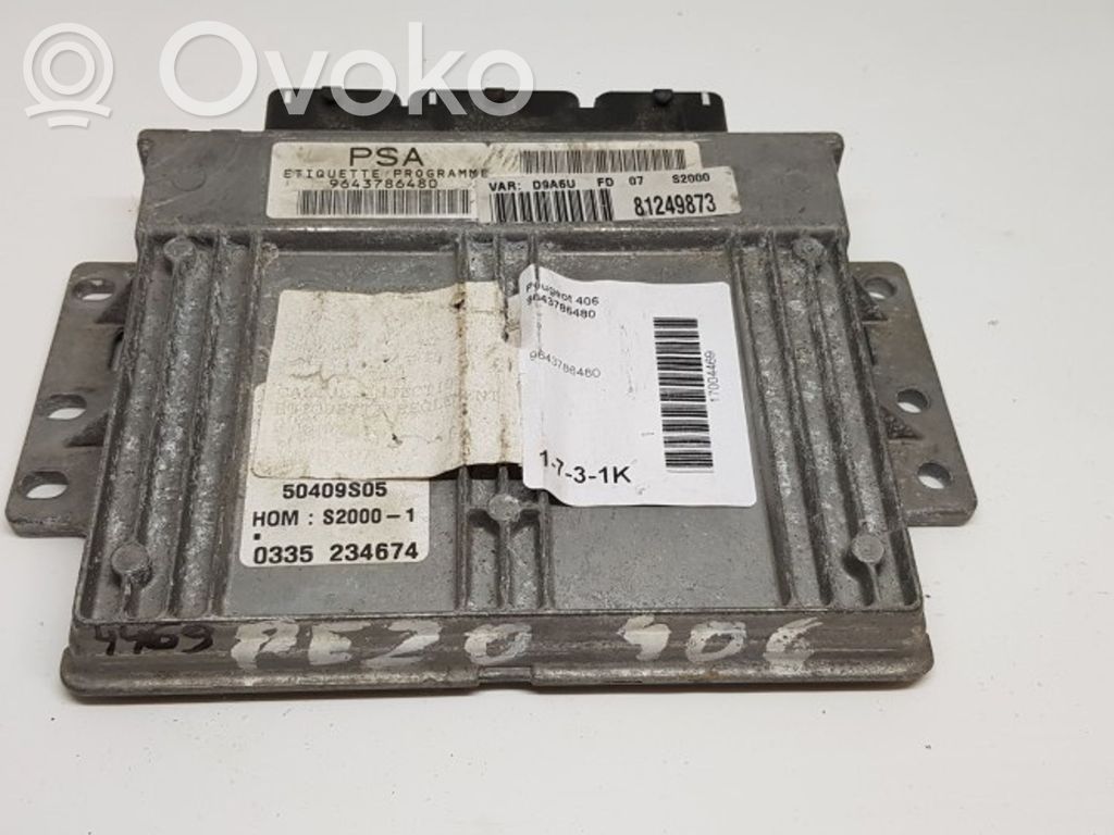 Engine control unit/module   9643786480
