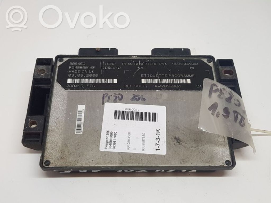 Engine control unit/module   9640899880