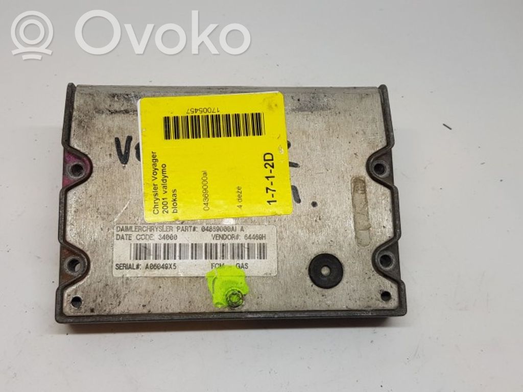 Engine control unit/module   04869000AL,04869000AI