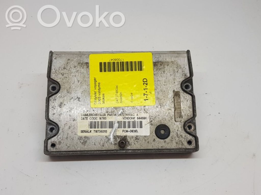 Chrysler Voyager Engine control unit/module 