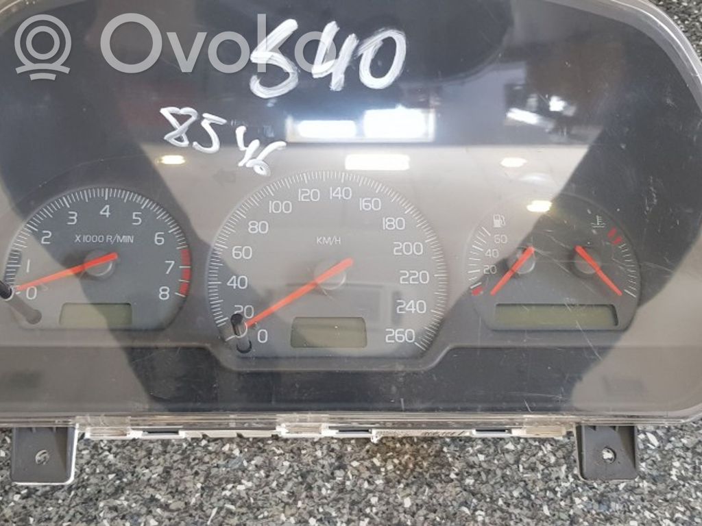 Volvo S40, V40 Speedometer (instrument cluster) 