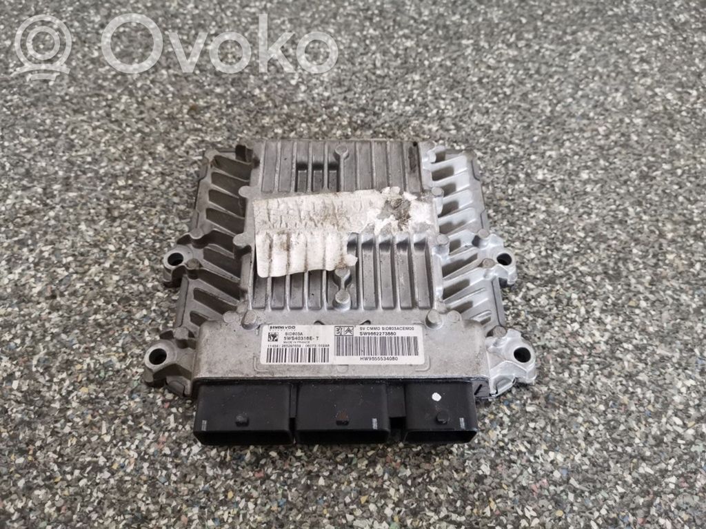 Engine control unit/module   9662273880,5WS40316ET