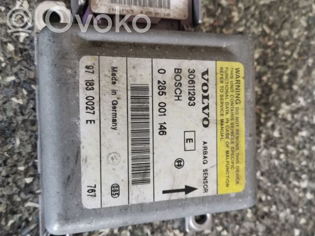 Volvo S40, V40 Airbag control unit/module 