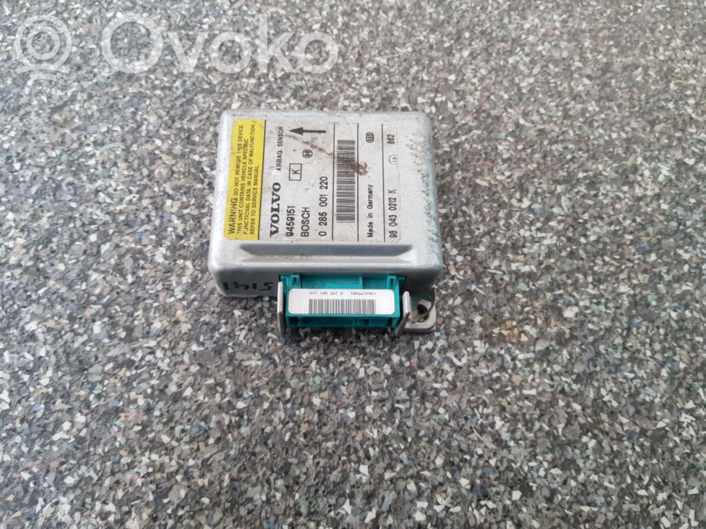 Volvo S70  V70  V70 XC Airbag control unit/module 