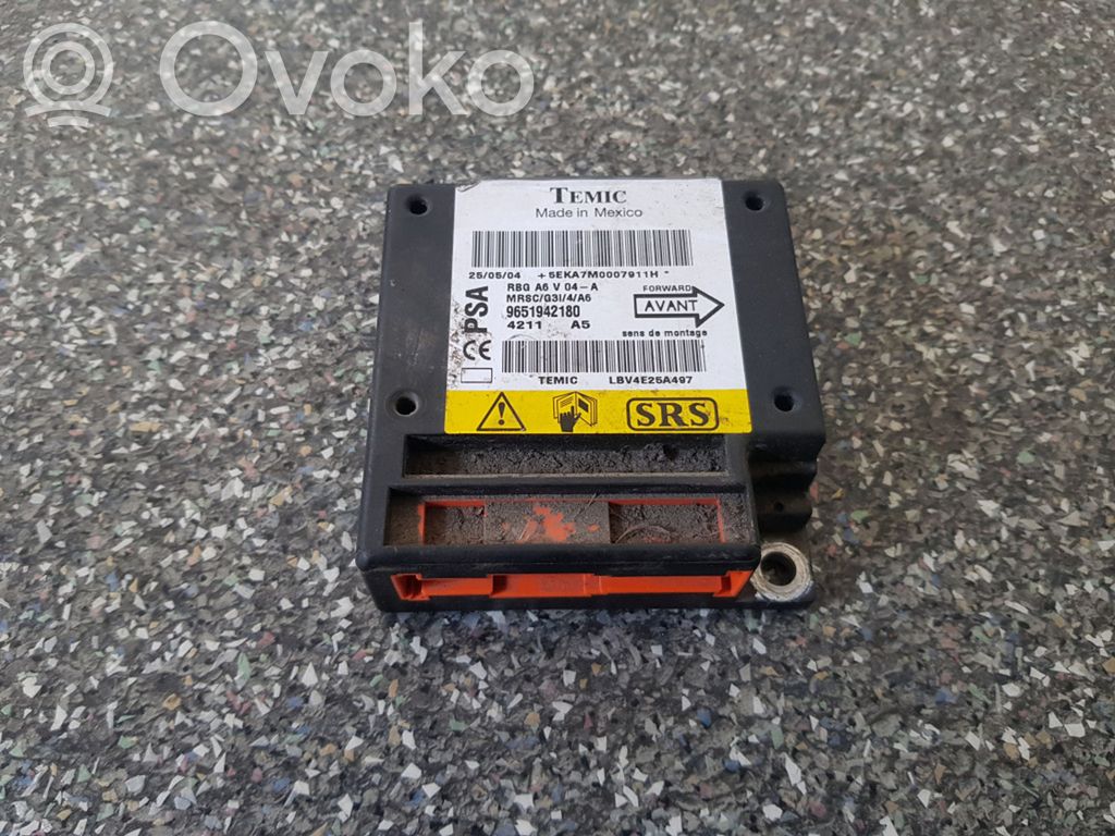 Peugeot 607 Airbag control unit/module 