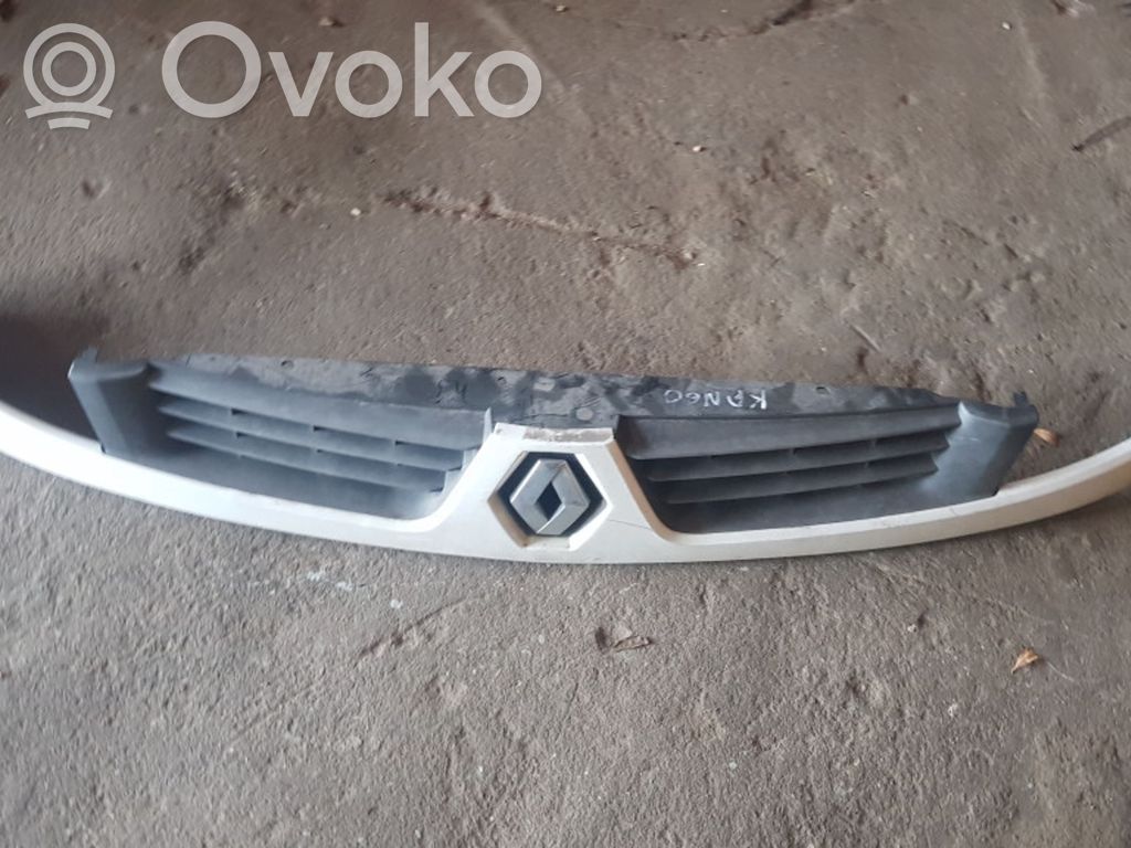 Renault Megane II Etupuskurin ylempi jäähdytinsäleikkö 
