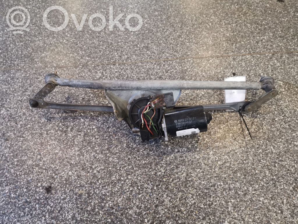 BMW 3 E36 Tringlerie et moteur d'essuie-glace avant 