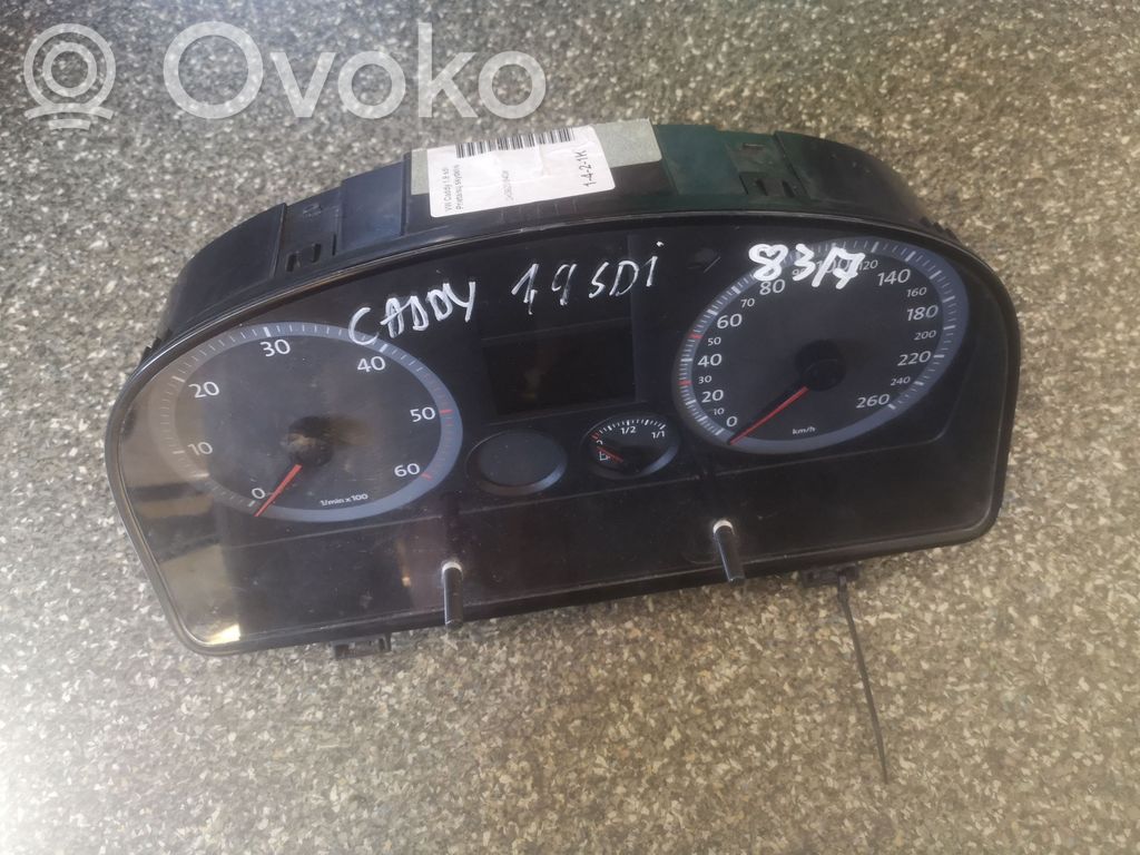 Volkswagen Caddy Geschwindigkeitsmesser Cockpit 