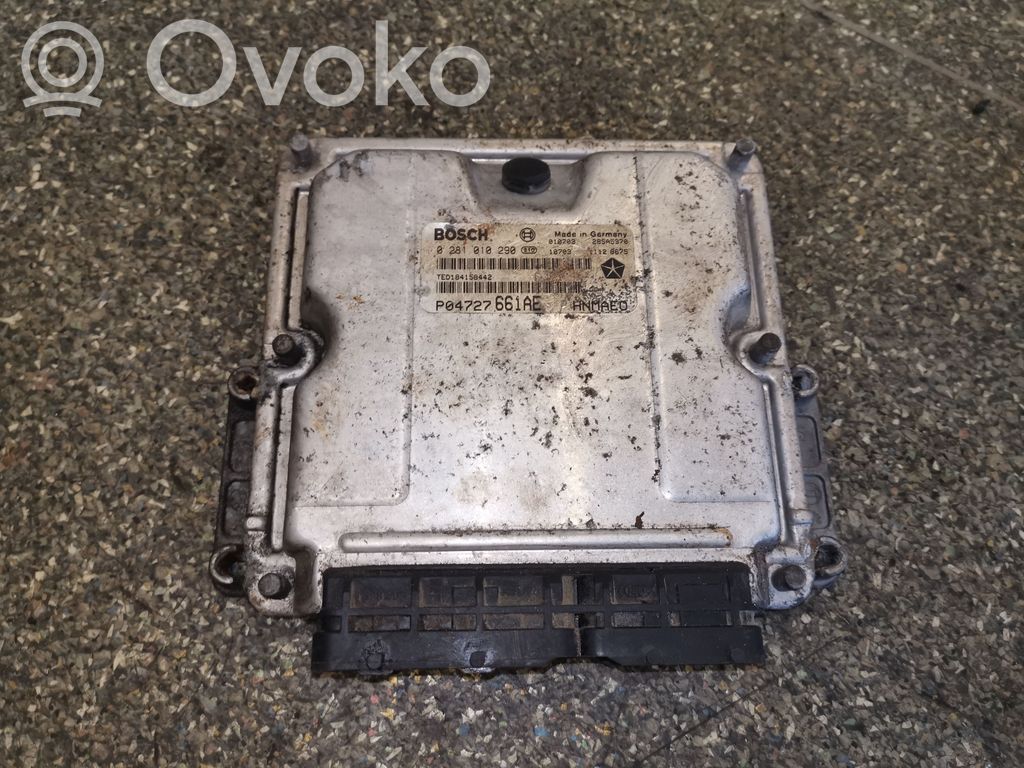 Engine control unit/module   0281010290,P04727661AE,04727661AE